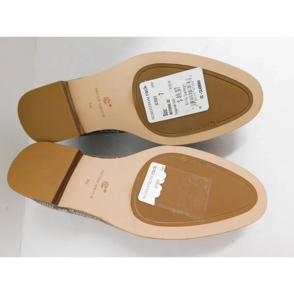 CORSO COMO CLARRAH LEATHER LOAFER $129rt US sz 7  New Without Box